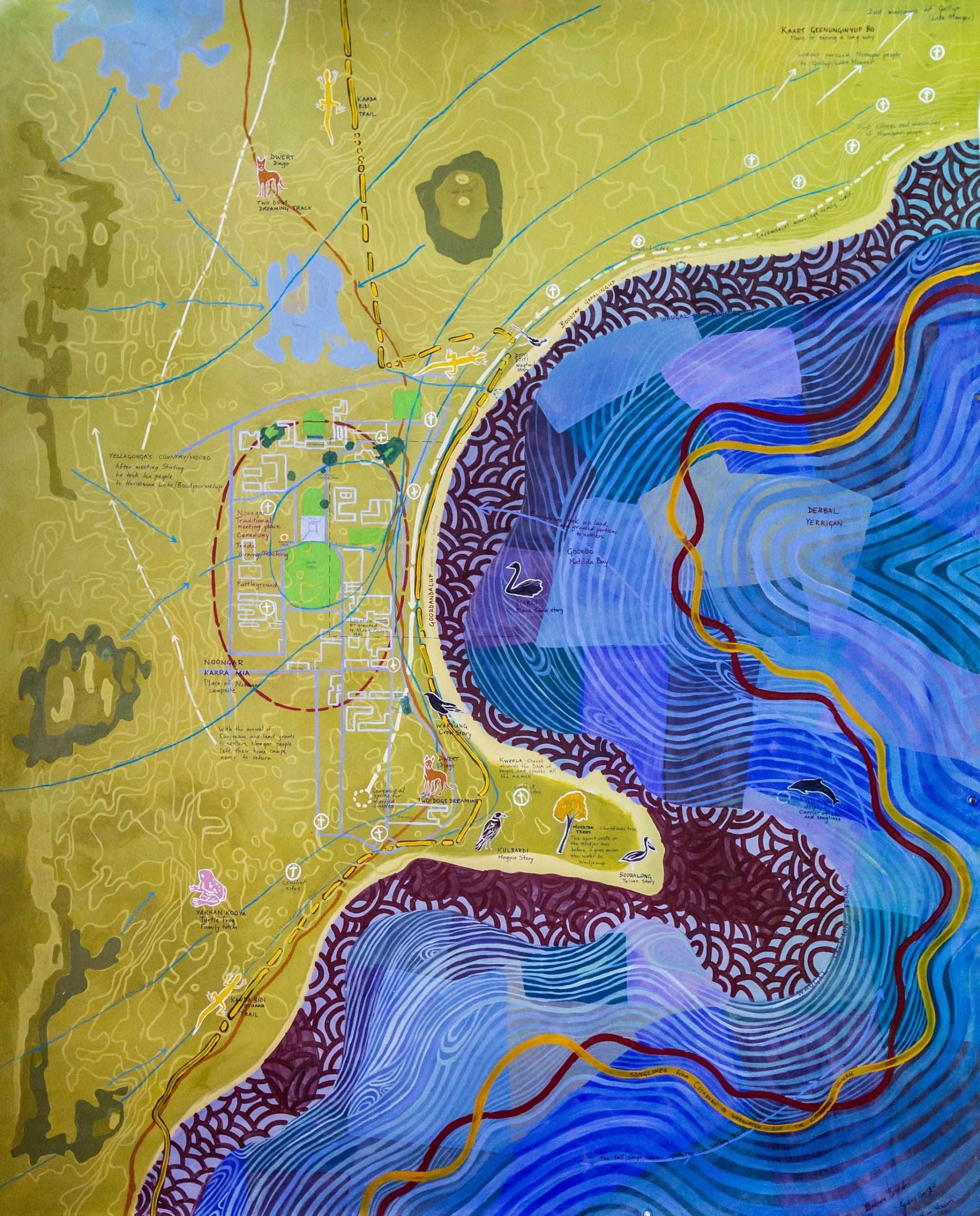 Image of the Univesity of Western Australia Cultural Map